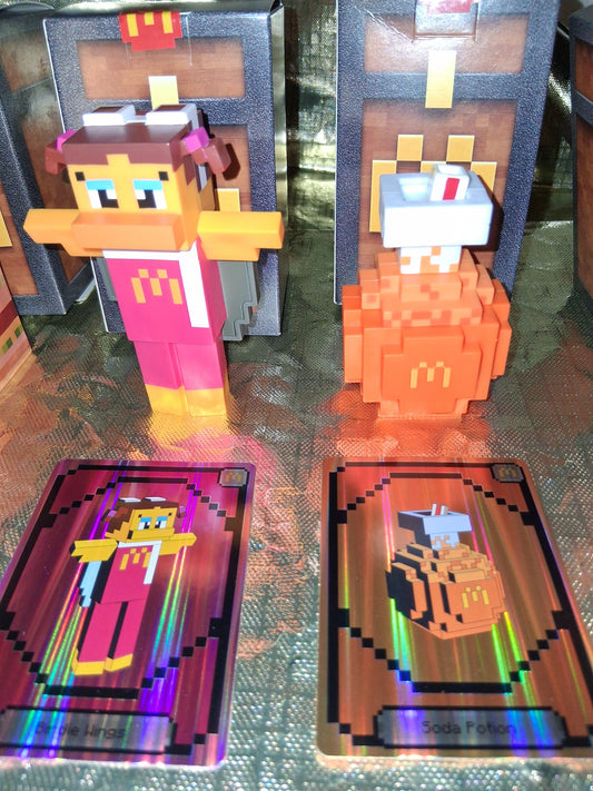 MINECRAFT Birdie Wings and Soda Potion w/ Codes Set (NEW)