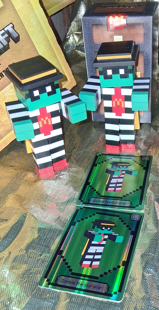 MINECRAFT Zombie Hamburglar x 2 (NEW)