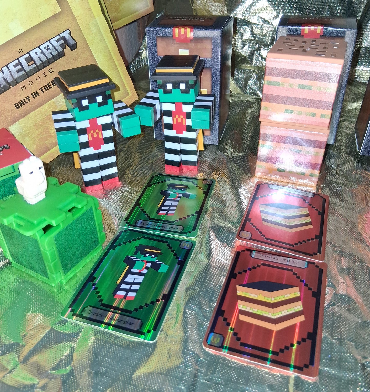 * NEW * COLLECTIBLE MINECRAFT BUNDLE Big Mac Crystal x 2 w/ Unused Codes (McDonald's) All codes expire December 31st, 2025